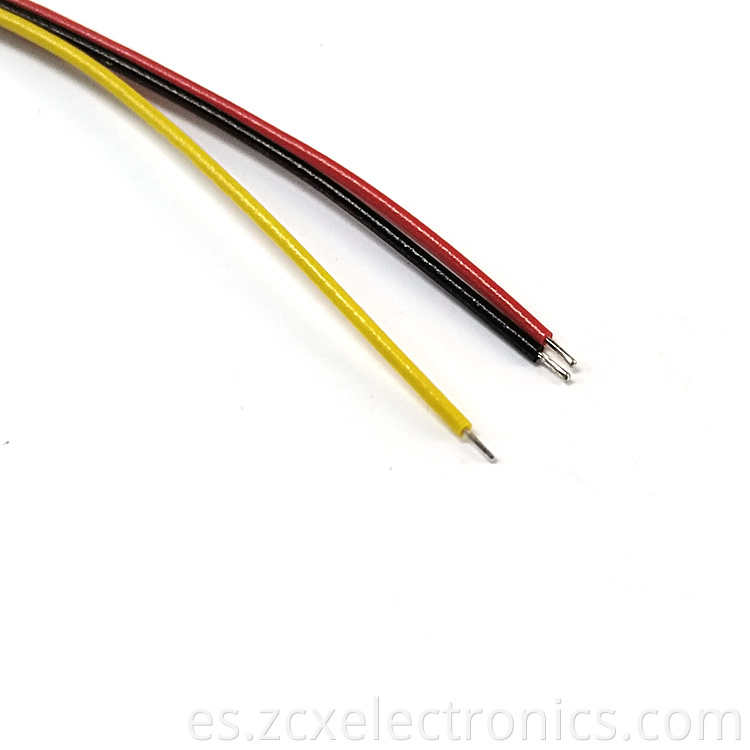 70mm red black yellow electronic wire